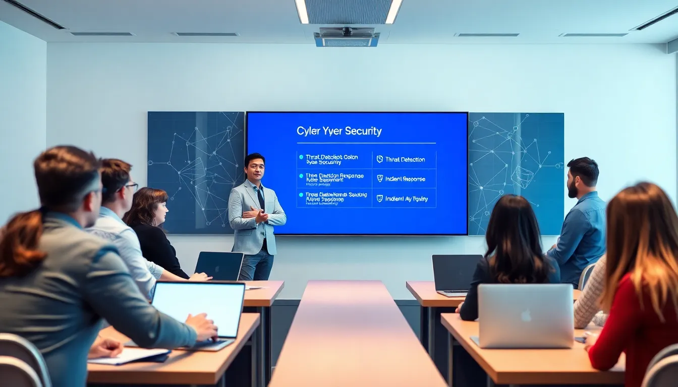 diverse professionals participating in a Google Cyber Security course.